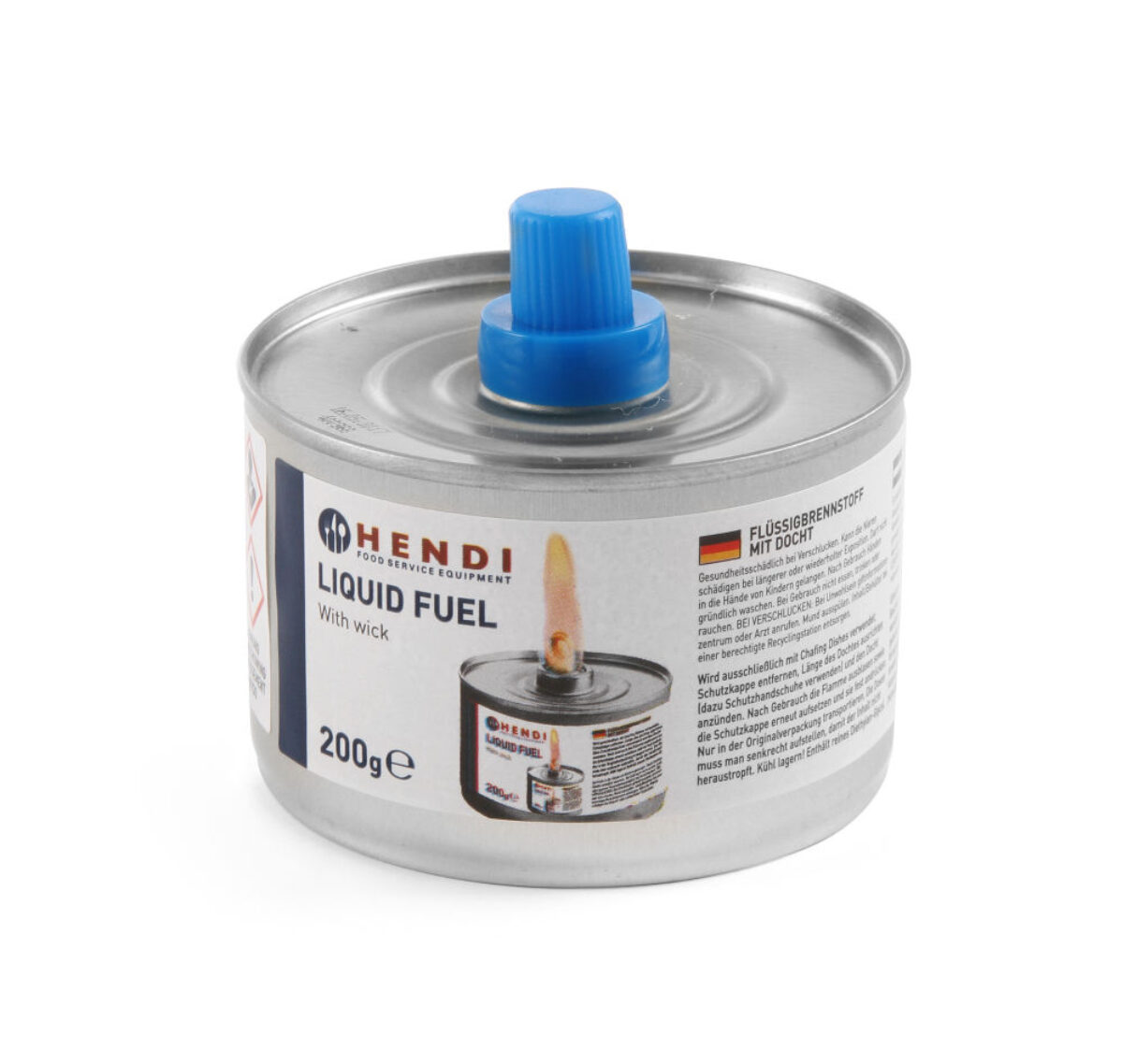 Carburante liquido con stoppino