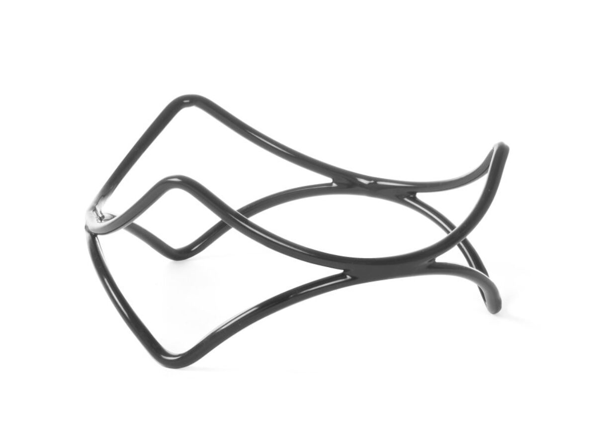 Alzata per buffèt in acciaio, diametro 200x(H)100