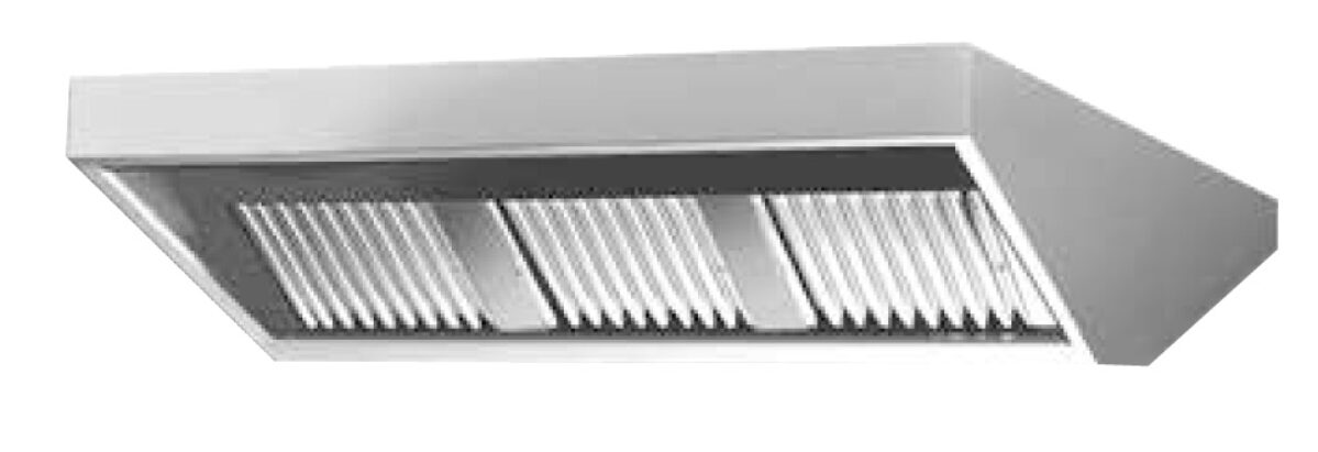 CAPPA CENTRALE Completa di 2 motori aspiranti. Portata 8800 mc/h a 0,3 m/sec