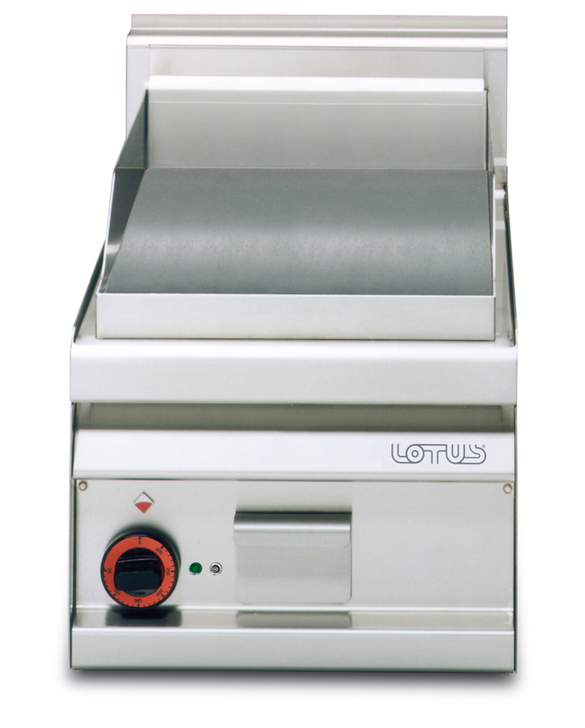 Fry-top elettrico liscio, piastra cm.35,5×55