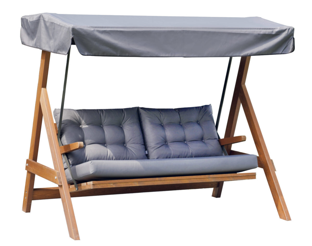 Dondolo 3 posti in legno –