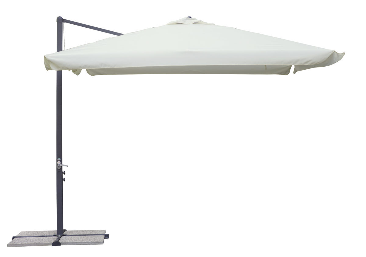 Ombrellone 3×3 palo laterale ecru’ –