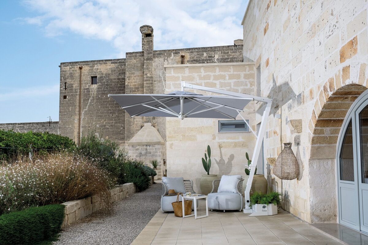 Ombrelloni a braccio laterale | Ombrelloni terrazze e giardino