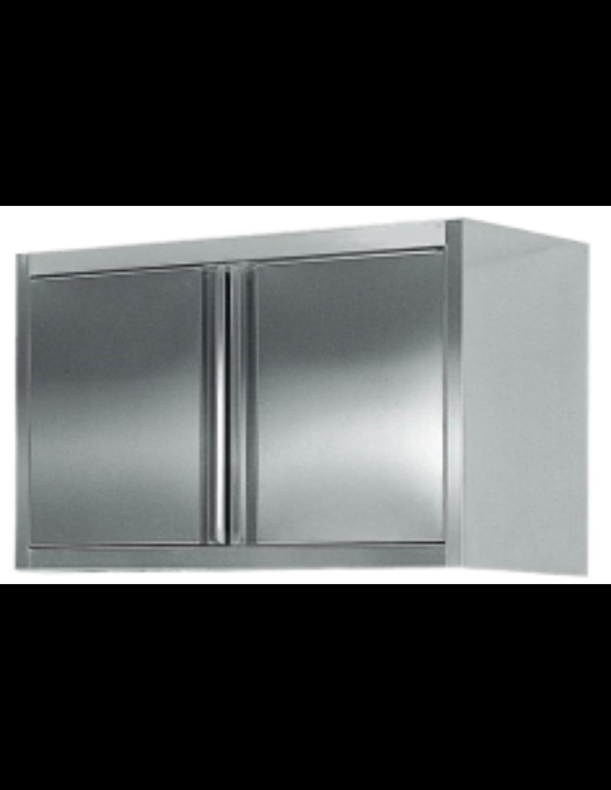 Pensile Inox – Ante Battenti – Ripiano Intermedio