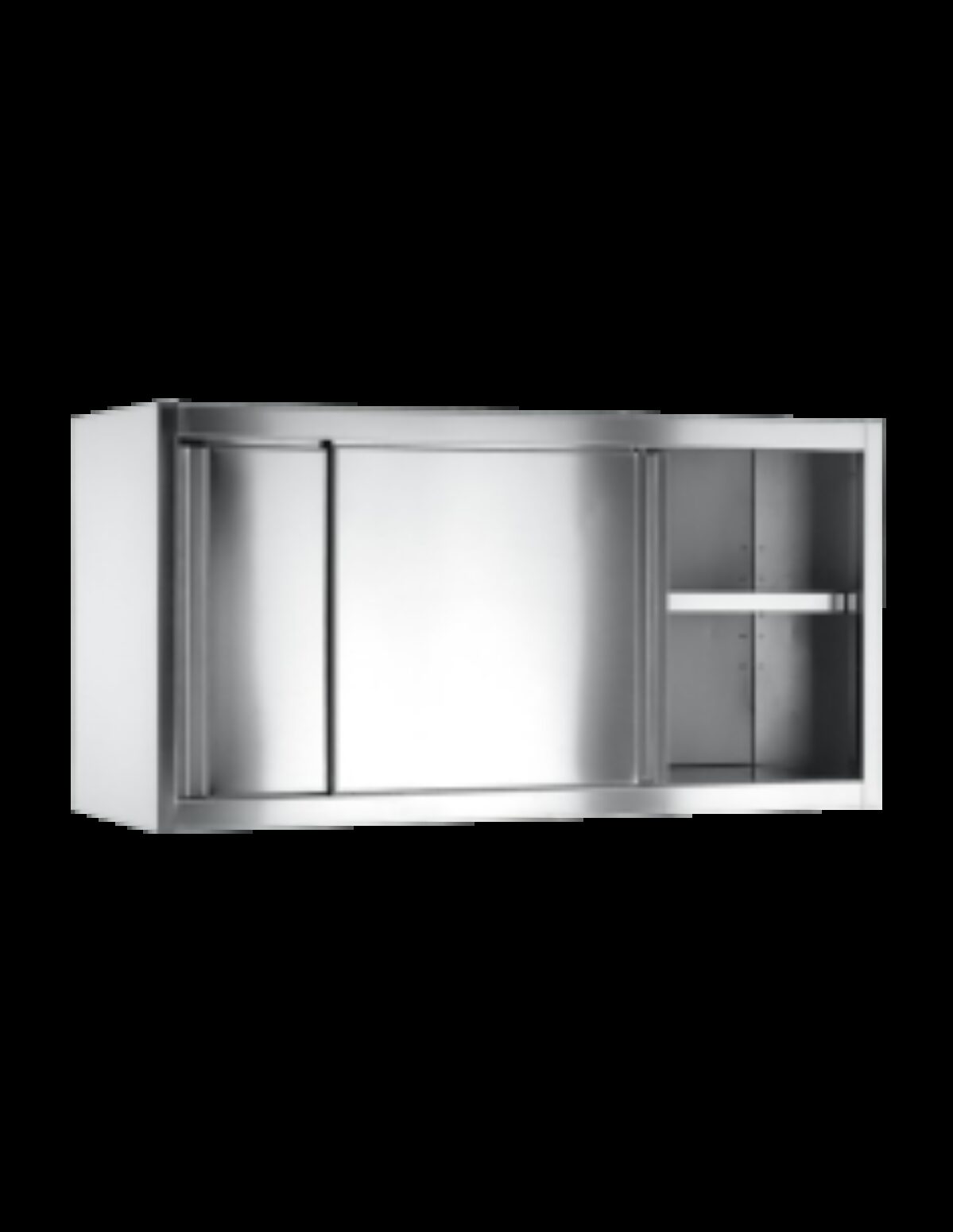 Pensile Inox – Ante Scorrevoli – Ripiano