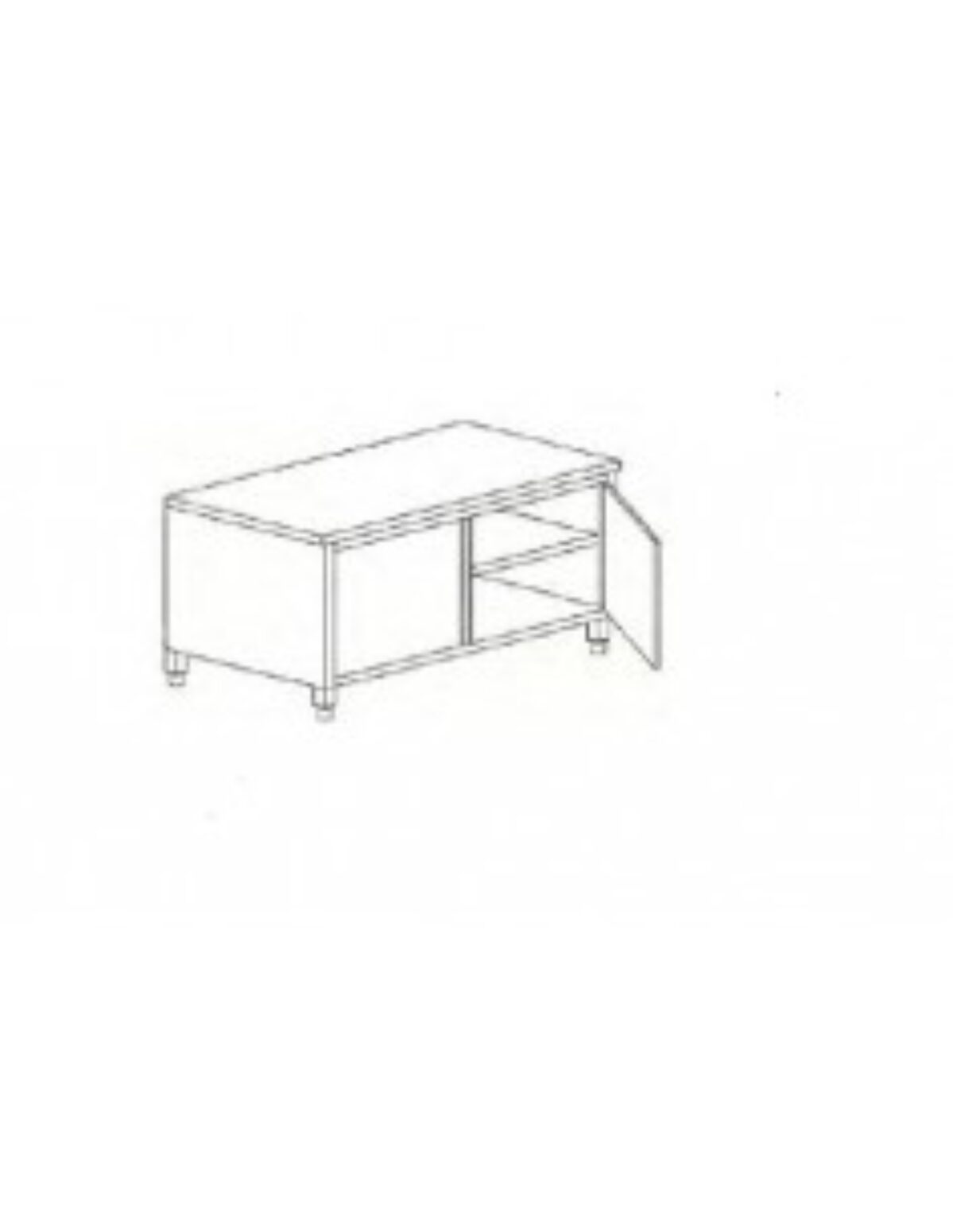 Tavolo Armadiato con Porta Battente