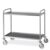 Carrello inox, 2 piani stampati cm 100×60