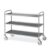 Carrello inox, 3 piani stampati cm 120×60