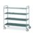 Carrello inox, 4 piani stampati cm 120×60