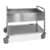 Carrello sbarazzo, porta bacinelle 3xGN 1/1, 1 piano di servizio