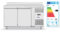 Banco frigorifero con due porte Profi Line 280l