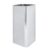 Portaombrelli quadrato inox satinato, cm 24x24x49