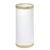 Portaombrelli bianco/ottone, Ø 25x50h
