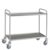 Carrello inox, 2 piani stampati cm 100×60, MADE IN PRC