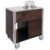 Mobile con sollevatore piatti Ø cm 28-32 – tinto wengé