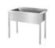 Tavolo lavabo singolo – saldato