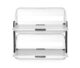 Vassoio espositivo a doppio piano Roll Top Cool