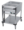 CARRELLO BAGNOMARIA 2 vasche – capacità 2xGN1/1 – su gambe con ripiano inferiore