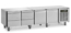 BASE REFRIGERATA CON 2 PORTE E 4 CASSETTI Gruppo incorporato – Temperatura: –2 °C +8 °C – 2 griglie GN 1/1 – 340 lt. Gas refrigerante R290