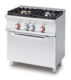 CUCINETTA 2 FUOCHI – FORNO ELETTRICO STATICO con grill cm. 67x38x34h, temp: 50÷250°C, con 1 griglia cm.65×36