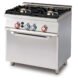 cucina a gas 2 fuochi Forno a gas statico con grill cm. 67x38x34h, temp: 125÷275°C, con 1 griglia cm.65×36