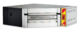 FORNO PIZZA AD ANGOLO elettrico, piano di cottura in pietra refrattaria, termoregolatori digitali indipendenti per cielo e platea 50÷500 °C, 1 camera cm.108/60×108/60x16h con capacità 7 pizze Ø36cm.