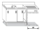 Lavello per incasso lavastoviglie, porte scorrevoli con gocciolatoio destro, 2 vasche cm.40x50x25h