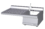 LAVELLO PREDISPOSTO – Vasca cm 29x35x14h Dx Sgocciolatoio cm 60 Sx – Rubinetto a leva a norme.