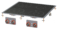 PIANO COTTURA VETROCERAMICA TRIFASE – N. 4 zone – vetro cm.75×77