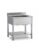 Lavello in acciaio inox per cucine professionali  e aree industriali