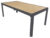 TAVOLO LUCCA IN ALLUMINIO PIEGHEVOLE 60X60 CHOCOLATE –