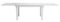 TAVOLO MONTECATINI 135/270×90,5 – ALU BIANCO –